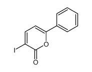 3-iodo-6-phenylpyran-2-one结构式