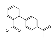 4-ACETYLPHENYLBENZOATE结构式