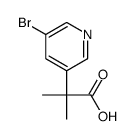 2-(5-溴吡啶-3-基)-2-甲基丙酸结构式