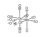 cis-{(MeO)3P}(OC)4OsMo(CO)5结构式