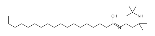 N-(2,2,6,6-tetramethylpiperidin-4-yl)octadecanamide结构式