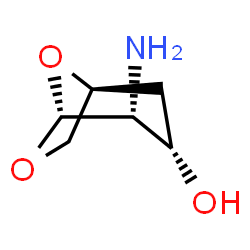 beta-D-xylo-Hexopyranose, 2-amino-1,6-anhydro-2,4-dideoxy- (9CI)结构式
