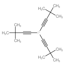 tris(3,3-dimethylbut-1-ynyl)phosphane结构式