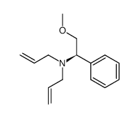N,N-diallyl-N-[(1R)-2-methoxy-1-phenylethyl]amine结构式