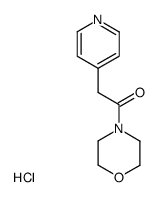 4-pyridineacetomorpholide hydrochloride结构式