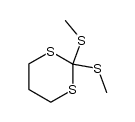 2,2-bis(methylthio)-1,3-dithiane结构式
