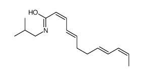 DODECA-2E,4E,8Z,10E-TETRAENIC ACID ISOBUTYLAMIDE结构式