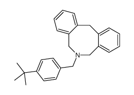 6-(p-tert-Butylbenzyl)-5,6,7,12-tetrahydrodibenz[c,f]azocine结构式