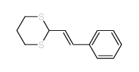 1,3-Dithiane,2-[(1E)-2-phenylethenyl]结构式