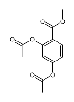 methyl 2,4-diacetyloxybenzoate结构式