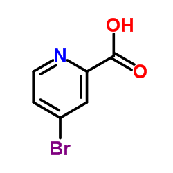 4-溴-2-吡啶甲酸结构式