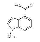 1-甲基-4-吲哚甲酸结构式