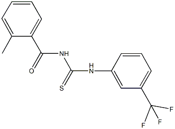 N-(2-methylbenzoyl)-N'-[3-(trifluoromethyl)phenyl]thiourea|