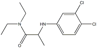 2-[(3,4-dichlorophenyl)amino]-N,N-diethylpropanamide