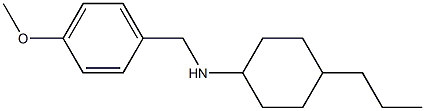 N-[(4-methoxyphenyl)methyl]-4-propylcyclohexan-1-amine