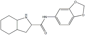 N-(2H-1,3-benzodioxol-5-yl)-octahydro-1H-indole-2-carboxamide