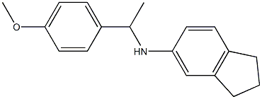 N-[1-(4-methoxyphenyl)ethyl]-2,3-dihydro-1H-inden-5-amine