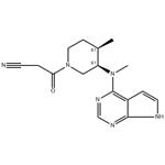 477600-75-2 3-((3R,4R)-4-methyl-3-(methyl(7H-pyrrolo[2,3-d]pyrimidin-4-yl)amino)piperidin-1-yl)-3-oxopropanenitrile