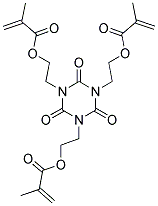 TRIMETHACRYLATE OF TRIS-2-HYDROXYETHYL ISOCYANURATE Structure