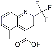 2-(TRIFLUOROMETHYL)-5-METHYLQUINOLINE-4-CARBOXYLIC ACID Structure