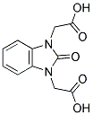 [3-(CARBOXYMETHYL)-2-OXO-2,3-DIHYDRO-1H-BENZIMIDAZOL-1-YL]ACETIC ACID Structure