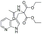 ETHYL A-ACETAMIDO-A-CARBETHOXY-B-(7-AZA-3-INDOLYL)PROPIONATE Structure