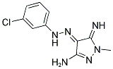 (4E)-3-AMINO-5-IMINO-1-METHYL-1,5-DIHYDRO-4H-PYRAZOL-4-ONE (3-CHLOROPHENYL)HYDRAZONE