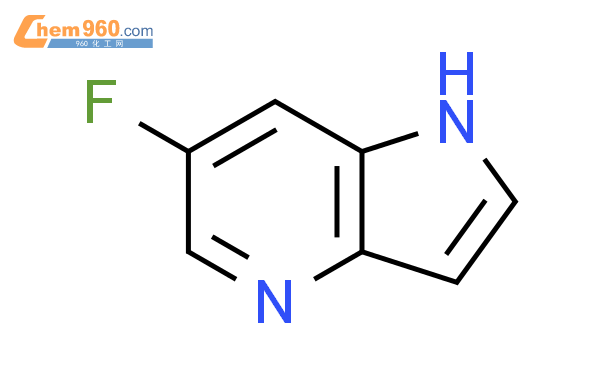 6-氟-1H-吡咯并[3,2-b]吡啶结构式图片|1190320-33-2结构式图片