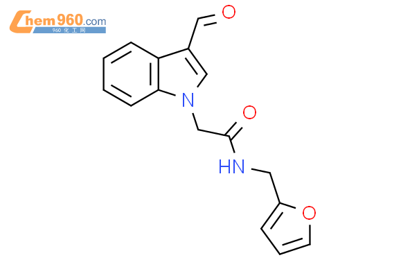 2-(3-甲酰基-1-吲哚)-N-呋喃-2-甲基乙酰胺CAS号347319-95-3