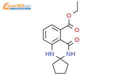 4-氧代螺[1,2,3,4-四氢喹唑啉-2,1'-环戊烷]-5-甲酸乙酯CAS号1272756-22-5