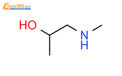 1-甲基氨基丙烷-2-醇结构式图片|16667-45-1结构式图片