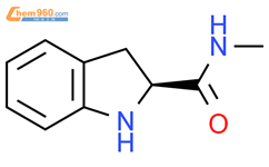 (s)-(9ci)-2,3-二氢-n-甲基-,1H-吲哚-2-羧酰胺结构式