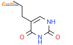 5-正丙基尿嘧啶结构式