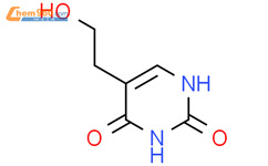 5-(2-羟基乙基)尿嘧啶结构式
