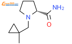 (2r)-(9ci)-1-[(1-甲基环丙基)甲基]-2-吡咯烷羧酰胺