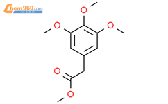 Methyl 2-(3,4,5-trimethoxyphenyl)acetate结构式图片|2989-06-2结构式图片