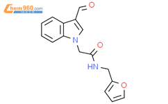 2-(3-甲酰-吲哚-1-基)-N-呋喃-2-甲基乙酰胺CAS号347319-95-3