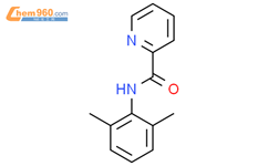 N-(2,6-二甲基苯基)-2-吡啶甲酰胺结构式图片|39627-98-0结构式图片