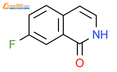 7-氟-1-异喹啉酮结构式图片|410086-27-0结构式图片