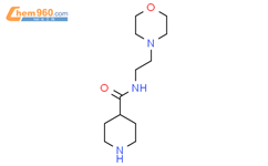 N-（2-吗啉-4-基乙基）哌啶-4-羧酰胺CAS号429637-00-3