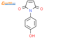 4-马来酰亚胺基苯酚结构式