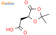 S)-2-(2,2-二甲基-5-氧代-1,3-二氧戊环-4-基)乙酸CAS号73991-95-4