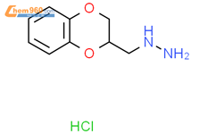 1-((2,3-二氢苯并[b][1,4]二噁英-2-基)甲基)肼结构式图片|74754-30-6结构式图片