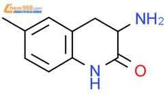 (9ci)-3-氨基-3,4-二氢-6-甲基-2(1H)-喹啉酮结构式