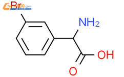 DL-3-溴苯基甘氨酸结构式图片|79422-73-4结构式图片