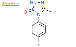 4-(4-氟苯基)-3-甲基-1H-1,2,4-噻唑-5(4H)-酮CAS号860650-96-0