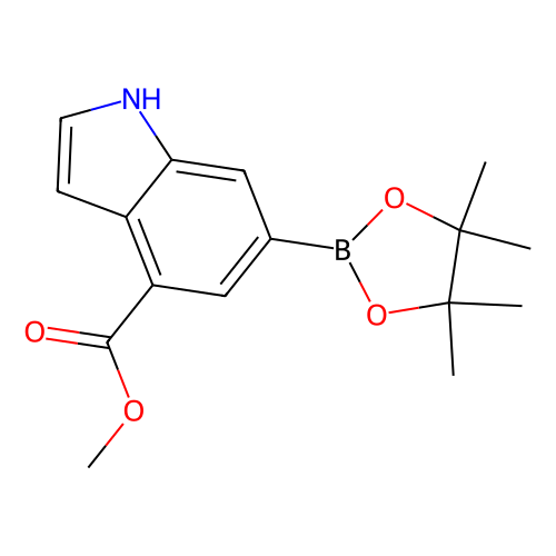 6-(4,4,5,5-四甲基-1,3,2-二氧杂硼烷-2-基)-1H-吲哚-4-羧酸甲酯