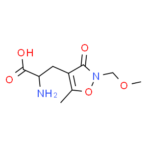 2-Amino-3-(2-methoxymethyl-5-methyl-3-oxo-2,3-dihydro-isoxazol-4-yl)-propionic acidCAS号3026676-64-9