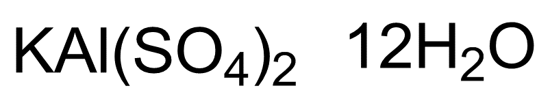 十二水合硫酸铝钾
