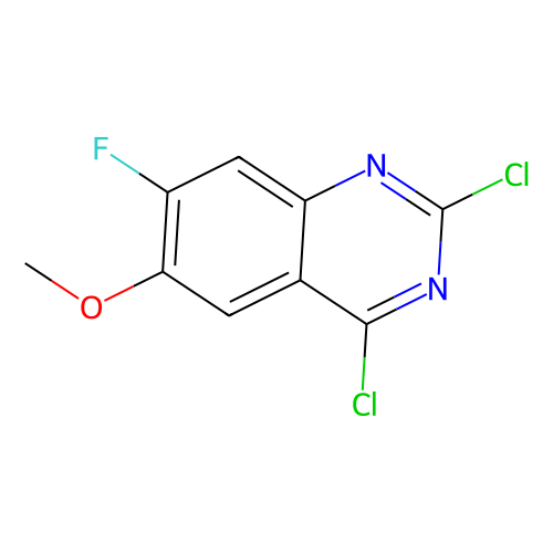 2,4-二氯-7-氟-6-甲氧基喹唑啉CAS号864292-37-5